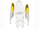 2006-2007 White Red Yellow Motul Suzuki GSXR 600 / GSXR 750 Motorcycle Fairings Canada