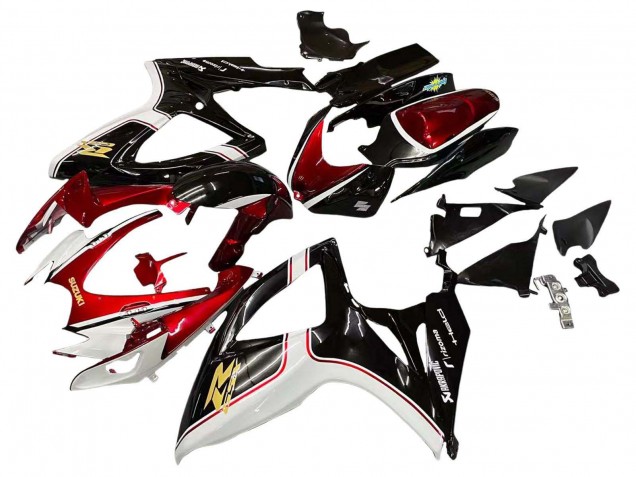 2006-2007 Red White Black Yellow Suzuki GSXR 600 / GSXR 750 Motorcycle Fairings Canada