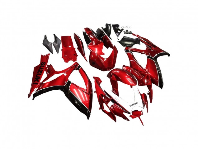 2006-2007 Red Black Suzuki GSXR 600 / GSXR 750 Motorcycle Fairings Canada