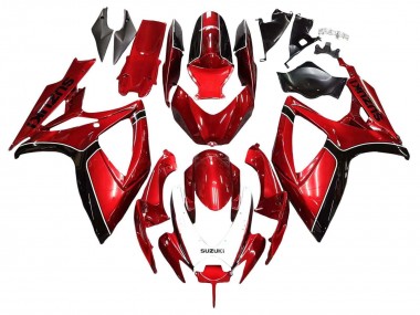 2006-2007 Red Black Suzuki GSXR 600 / GSXR 750 Motorcycle Fairings Canada