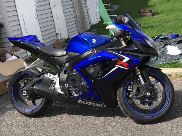 2006-2007 Blue BlackRed Suzuki GSXR 600 / GSXR 750 Motorcycle Fairings Canada