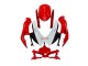 2008-2010 White Red Black Suzuki GSXR 600 / GSXR 750 Motorcycle Fairings Canada