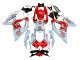2008-2010 White Red Motul Lucky Strike Suzuki GSXR 600 / GSXR 750 Motorcycle Fairings Canada