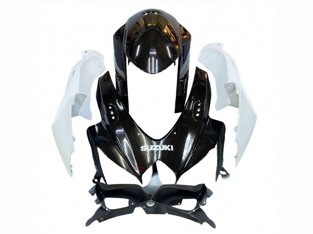 2008-2010 White Black Suzuki GSXR 600 / GSXR 750 Motorcycle Fairing Canada