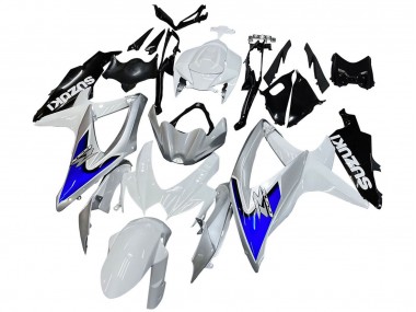 2008-2010 White Silver Blue Black Suzuki GSXR 600 / GSXR 750 Motorcycle Fairings Canada
