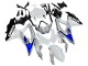 2008-2010 White Silver Blue Black Suzuki GSXR 600 / GSXR 750 Motorcycle Fairings Canada