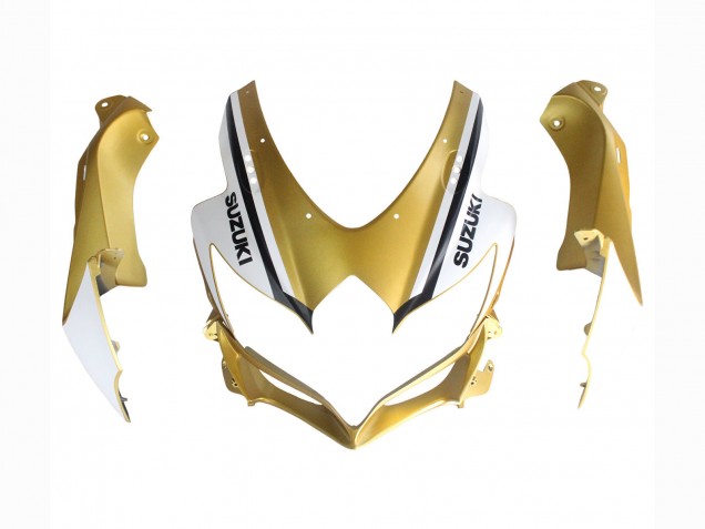2008-2010 Matte Black White Gold Suzuki GSXR 600 / GSXR 750 Motorcycle Fairings Canada