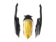2008-2010 Matte Black White Gold Suzuki GSXR 600 / GSXR 750 Motorcycle Fairings Canada