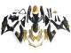 2008-2010 Matte Black White Gold Suzuki GSXR 600 / GSXR 750 Motorcycle Fairings Canada