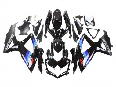 2008-2010 Glossy Black Blue Suzuki GSXR 600 / GSXR 750 Motorcycle Fairings Canada