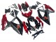 2008-2010 Red Glossy Black Suzuki GSXR 600 / GSXR 750 Motorcycle Fairing Canada