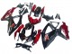 2008-2010 Red Glossy Black Suzuki GSXR 600 / GSXR 750 Motorcycle Fairing Canada