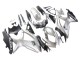 2008-2010 Silver Matte Black Suzuki GSXR 600 / GSXR 750 Motorcycle Fairings Canada