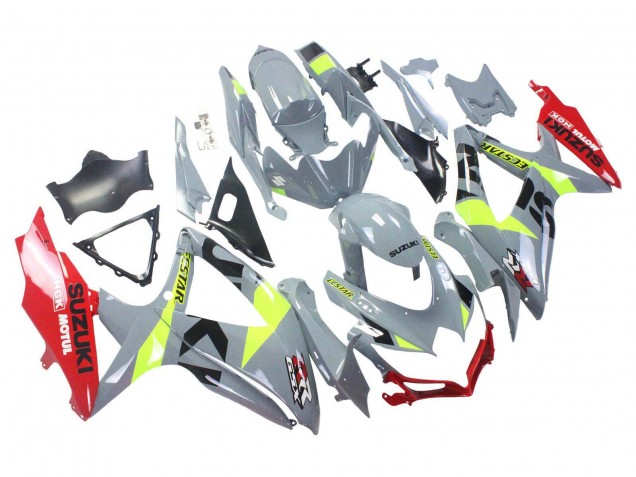 2008-2010 Grey Yellow Red Suzuki GSXR 600 / GSXR 750 Motorcycle Fairings Canada