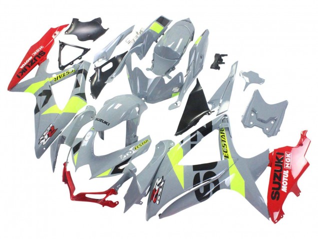 2008-2010 Grey Yellow Red Suzuki GSXR 600 / GSXR 750 Motorcycle Fairings Canada