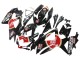 2008-2010 Glossy Black Red White Motul Lucky Strike Suzuki GSXR 600 / GSXR 750 Motorcycle Fairings Canada