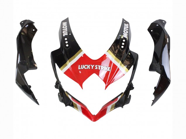 2008-2010 Glossy Black Red White Motul Lucky Strike Suzuki GSXR 600 / GSXR 750 Motorcycle Fairings Canada