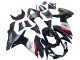 2011-2024 Glossy Black Forged Carbon Fiber Silver Red Suzuki GSXR 600 / GSXR 750 Motorcycle Fairings Canada