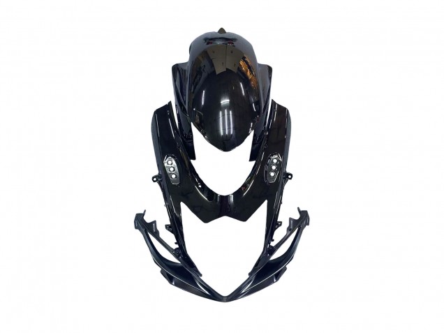 2011-2024 Glossy Black Forged Carbon Fiber Silver Red Suzuki GSXR 600 / GSXR 750 Motorcycle Fairings Canada