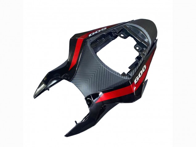 2011-2024 Glossy Black Forged Carbon Fiber Silver Red Suzuki GSXR 600 / GSXR 750 Motorcycle Fairings Canada