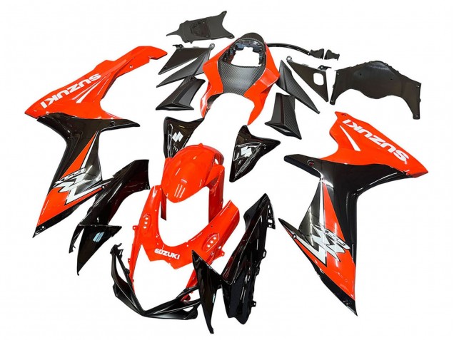 2011-2024 Red Glossy Black Suzuki GSXR 600 / GSXR 750 Motorcycle Fairings Kits Canada