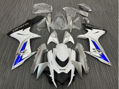 2011-2024 White Silver Blue Black Suzuki GSXR 600 / GSXR 750 Motorcycle Fairings Canada