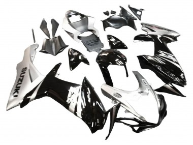 2011-2024 Glossy Black Silver Suzuki GSXR 600 / GSXR 750 Motorcycle Fairing Canada