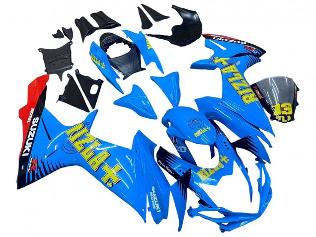 2011-2024 Blue Gold Red Black Rizla Suzuki GSXR 600 / GSXR 750 Motorcycle Fairings Canada