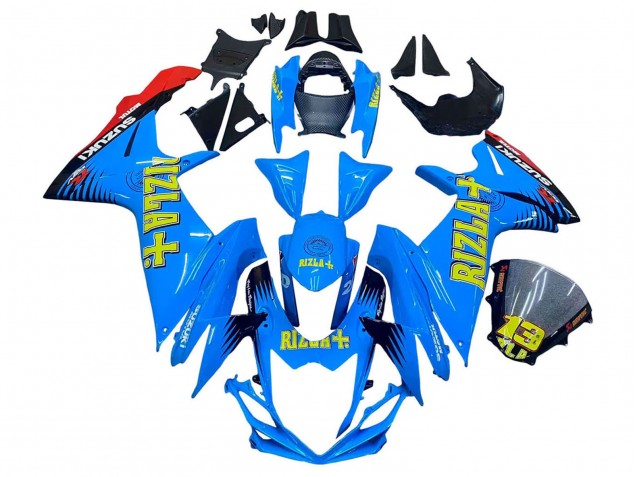 2011-2024 Blue Gold Red Black Rizla Suzuki GSXR 600 / GSXR 750 Motorcycle Fairings Canada