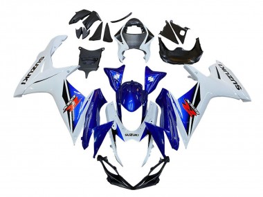 2011-2024 White Blue Red Suzuki GSXR 600 / GSXR 750 Motorcycle Fairing Canada