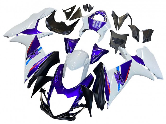 2011-2024 Blue Purple White Suzuki GSXR 600 / GSXR 750 Motorcycle Fairings Canada