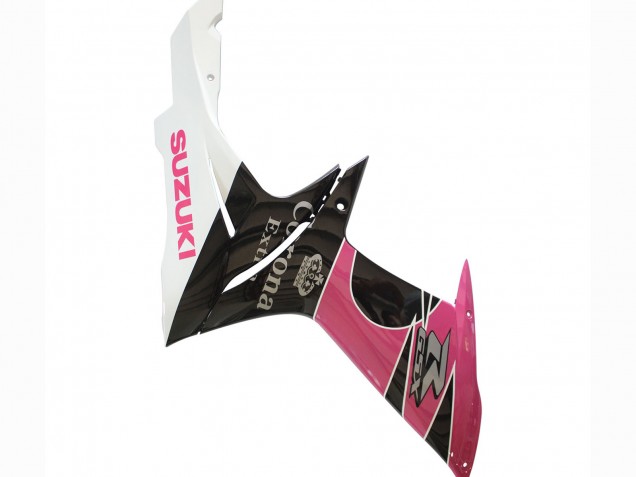 2011-2024 White Pink Black Corona Suzuki GSXR 600 / GSXR 750 Motorcycle Fairings Canada