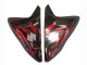 2011-2024 Glossy Black Red Flame Suzuki GSXR 600 / GSXR 750 Motorcycle Fairings Canada