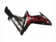 2011-2024 Glossy Black Red Flame Suzuki GSXR 600 / GSXR 750 Motorcycle Fairings Canada