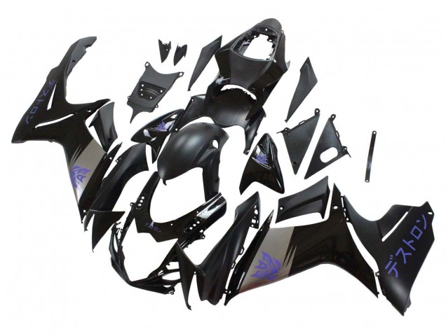 2011-2024 Matte Black Grey Purple Suzuki GSXR 600 / GSXR 750 Motorcycle Fairings Canada