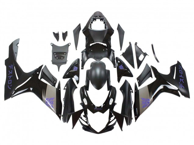 2011-2024 Matte Black Grey Purple Suzuki GSXR 600 / GSXR 750 Motorcycle Fairings Canada