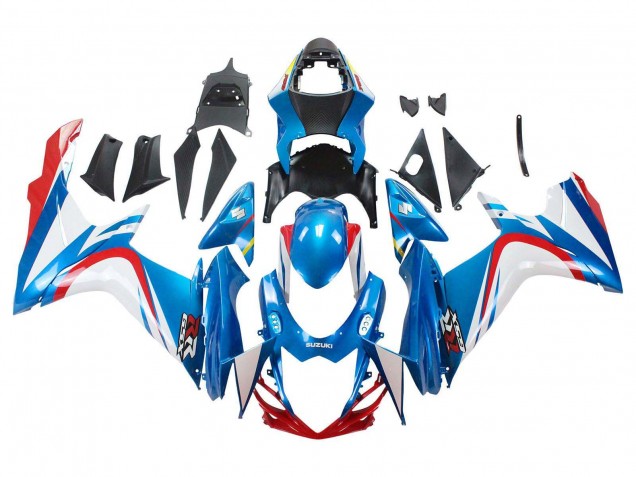 2011-2024 Blue White Red Suzuki GSXR 600 / GSXR 750 Motorcycle Fairings Canada