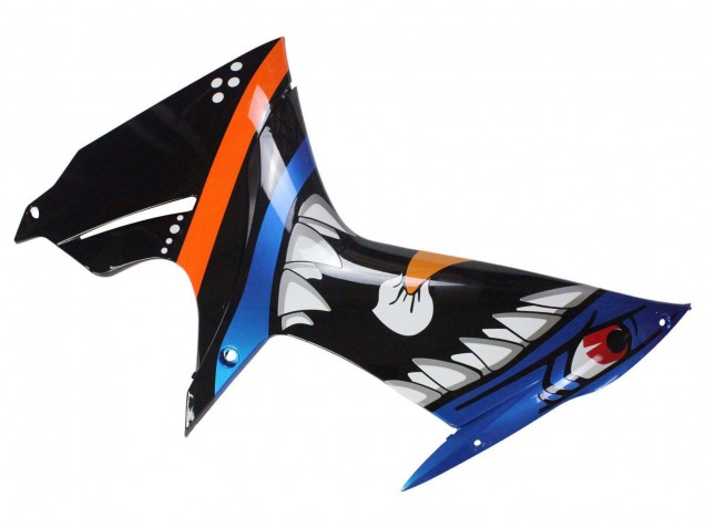 2011-2024 Light Blue Orange Black White Shark 46 Suzuki GSXR 600 / GSXR 750 Motorcycle Fairings Canada