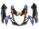 2011-2024 Light Blue Orange Black White Shark 46 Suzuki GSXR 600 / GSXR 750 Motorcycle Fairings Canada