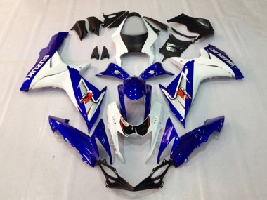2011-2024 Blue White Suzuki GSXR 600 / GSXR 750 Motorcycle Fairings Canada
