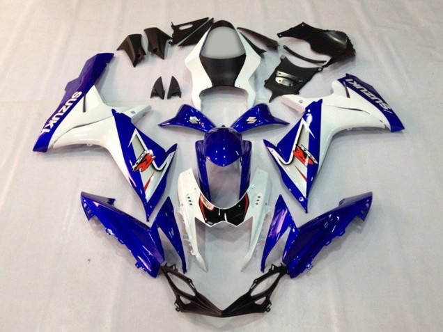 2011-2024 Blue White Suzuki GSXR 600 / GSXR 750 Motorcycle Fairings Canada
