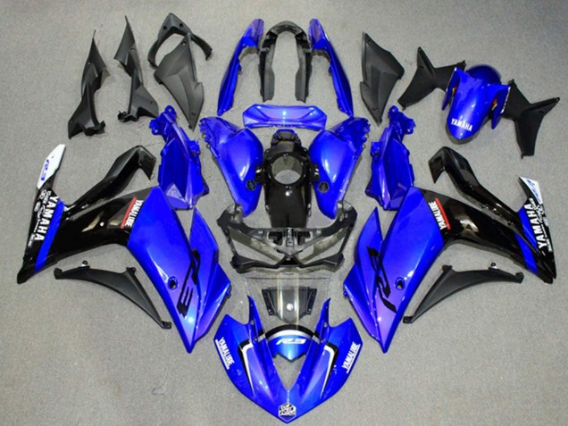 2015-2018 Blue Glossy Black Yamaha YZF R3/R25 Motorcycle Fairings Canada