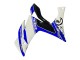 2015-2018 White Blue Black Racing Yamaha YZF R3/R25 Motorcycle Fairings Canada
