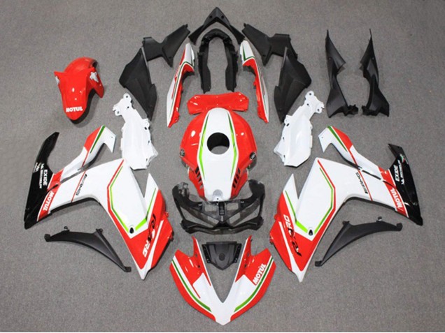 2015-2018 White Red Green Black Motul Yamaha YZF R3/R25 Motorcycle Fairings Canada