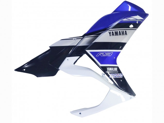 2015-2018 White Blue Black Yamalube Yamaha YZF R3/R25 Motorcycle Fairings Canada