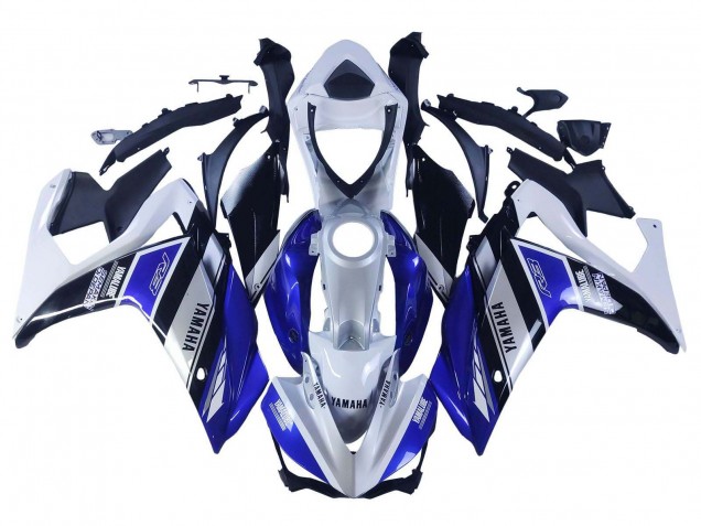 2015-2018 White Blue Black Yamalube Yamaha YZF R3/R25 Motorcycle Fairings Canada