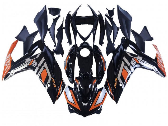 2015-2018 Blue Orange Silver Yamalube Yamaha YZF R3/R25 Motorcycle Fairings Canada