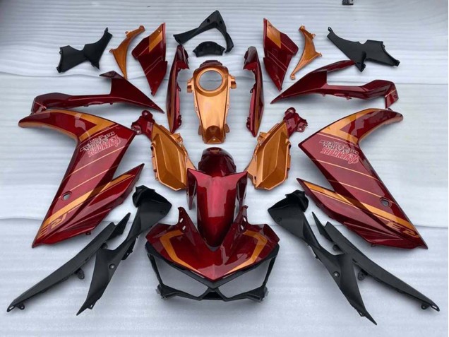 2015-2018 Red Orange Yamaha YZF R3/R25 Motorcycle Fairings Canada