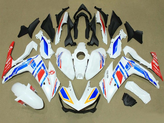 2015-2018 White Blue Red Yamalube Yamaha YZF R3/R25 Motorcycle Fairings Canada