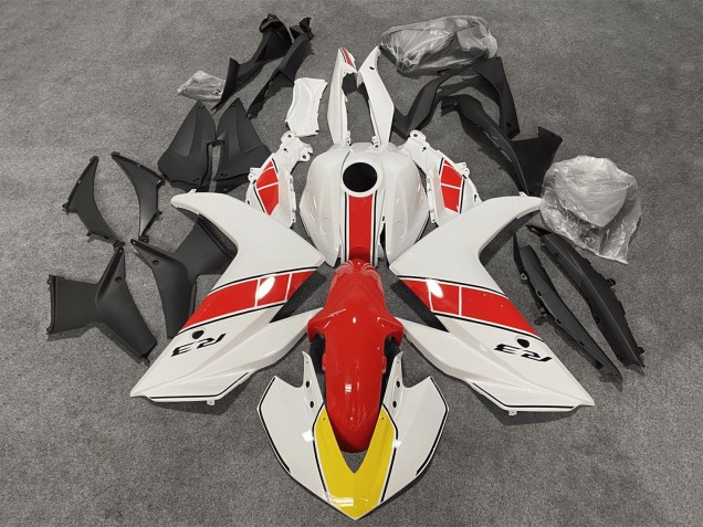 2015-2018 White Red Black Yamaha YZF R3/R25 Motorcycle Fairings Canada